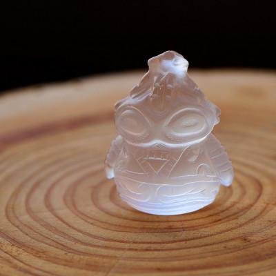 ふるさと納税 山梨県 【縄文アクセサリーDo_goods】やわらかな輝き「フロスト水晶どぐりん」ペンダント 700-119 |  | 02