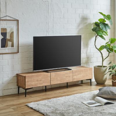 ふるさと納税 大川市 テレビ台 幅160cm 高さ39cm 奥行35cm ナチュラル ローボード 【フィスバ160TV】