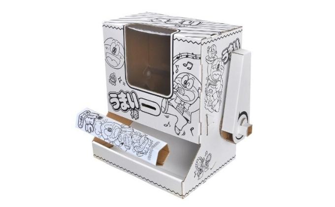 ダンボール工作　ダイヤル式金庫　うまい棒サーバー