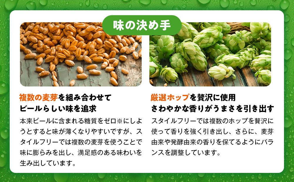 アサヒ スタイルフリー 生 350ml 24本 1ケース