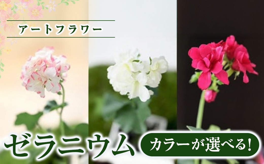 
                  【空気をキレイにするお花】ゼラニュウム アートフラワー 光触媒で除菌消臭 インテリア 消臭 除菌 フラワーアレンジ オブジェ ギフト プレゼント 贈り物 雑貨 記念日 あとりえヒロ 岩手県 北上市 B0426
                