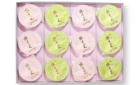 【予約】国産小豆・抹茶を使用 無添加 水ようかん 12個入り (2026年6月～発送予定）/ 羊羹水 ようかん 小豆 抹茶 無添加 和菓子 ギフト 贈答【ghi107A】