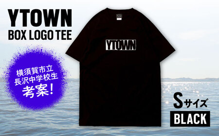 【Sサイズ】YTOWN BOX LOGO TEE BLACK【YTOWN】[AKIK001-1]