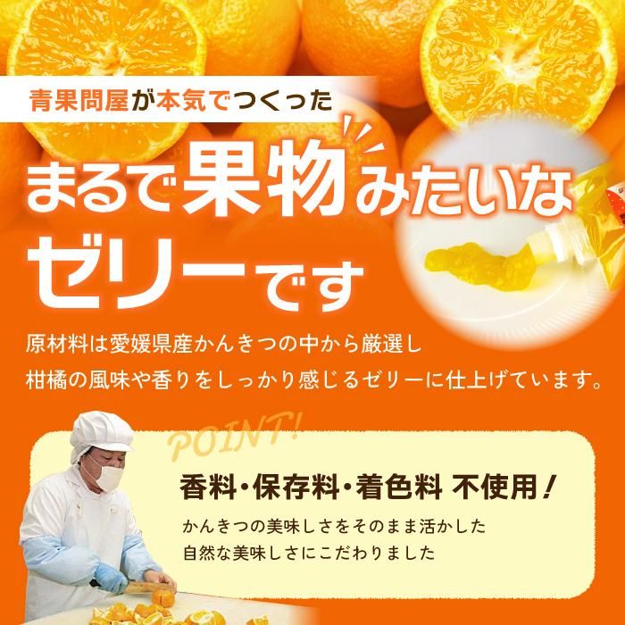 ちゅうちゅうゼリー （175g）×8本セット 果汁 ゼリー 飲料 柑橘 ゼリー パック みかん 果物 ゼリー スイーツ 愛媛県 松山市 人気おすすめ