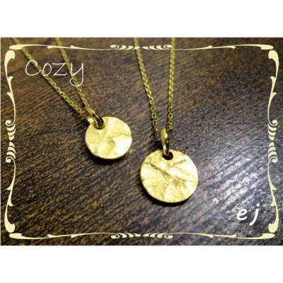 ふるさと納税 南アルプス市 K10YG　コインペアネックレス メンズ&レディース2本セット　刻印無料 |  | 02