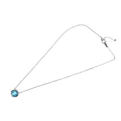 ふるさと納税 山梨県 Pt ブルートパーズ ペンダント(ブルーホール) |  | 02