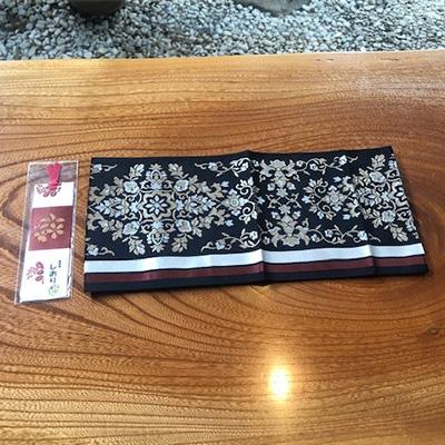 ふるさと納税 筑前町 本場筑前博多織 ブックカバー A6判サイズ【西洋更紗/縞】 |  | 02