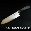 【ふるさと納税】H170-01 紫電一閃 ZDP-189 カーボン柄 三徳包丁 ネコver