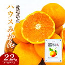 【ふるさと納税】〈夏季限定！申込8/18まで〉温室育ちの温州みかん2.2kg(約20～27個)【甘い 夏のミカン オレンジ ハウスみかん 早生 冷やして 柑橘 フルーツ 果物 愛媛 砥部 JA 7月 8月 9月 ギフト 贈答】　砥部町　お届け：2024年7月上旬～9月下旬