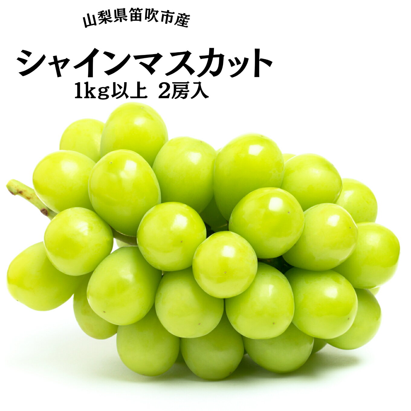 【ふるさと納税】＜25年発送先行予約＞葡萄の一大産地！笛吹市産シャインマスカット1kg以上 ★レビューキャンペーン中（4月〜6月）ふるさと納税 シャインマスカット 笛吹市 国産 人気 期間限定 ぶどう ブドウ 葡萄 旬 果物 フルーツ 山梨県 送料無料 167-002