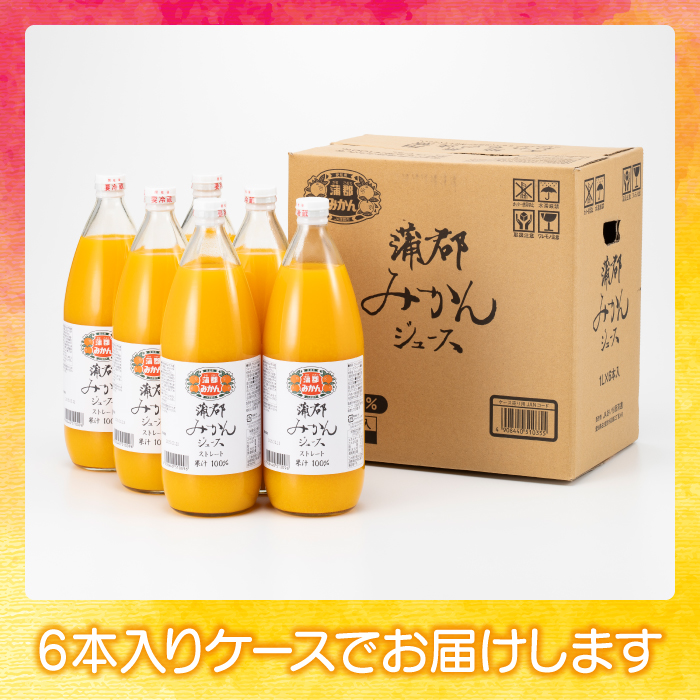 【数量限定】蒲郡みかんジュース（ストレート果汁100％みかんジュース）_【G0625】