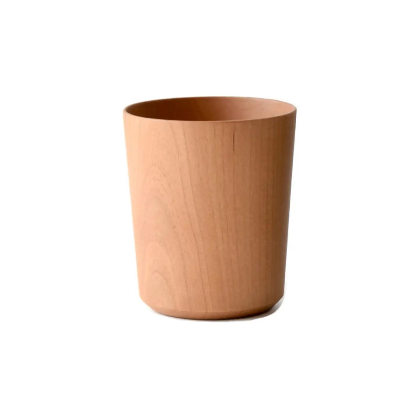 【Hacoa】食卓に温もりを添える天然木チェリーのコップ「Wooden Cup」