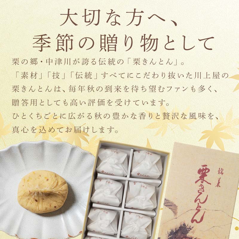 【11月お届け】 御菓子所 川上屋 栗きんとん （秋季限定）20個入り F4N-1702