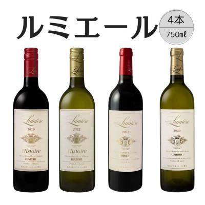 ふるさと納税 笛吹市 ルミエール　おすすめ赤白ワイン 計4本セット(4) 167-137