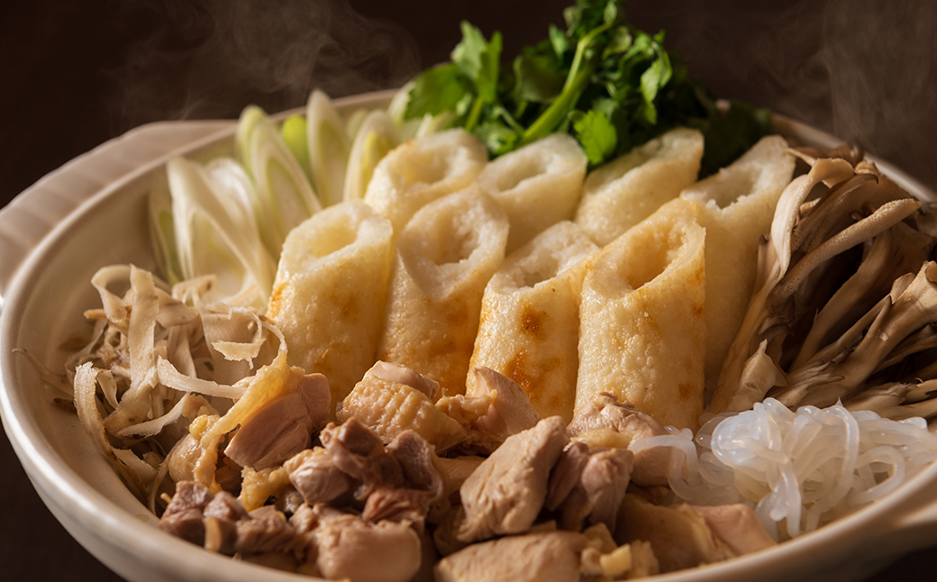 【割烹美さわ】手作りきりたんぽ鍋セット　1人前　70P1524