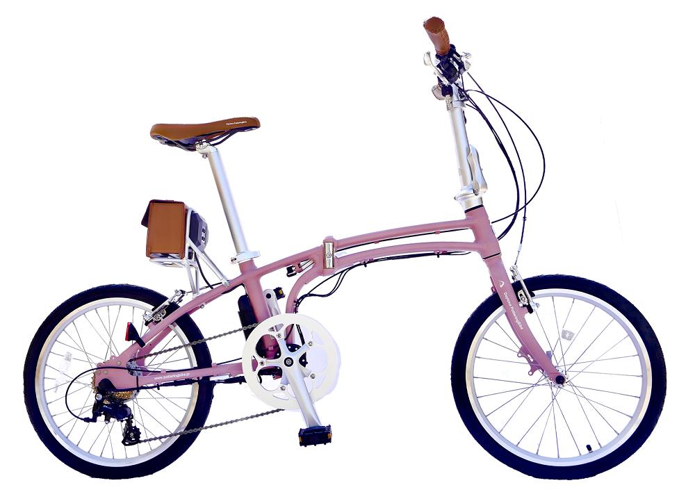 NEW Daytona 折り畳み電動アシスト自転車(限定カラー プリンクピンク)