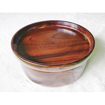 ふるさと納税 南木曽町 【伝統的工芸品】ろくろ細工 フリーボックス(茶びつ) |  | 02