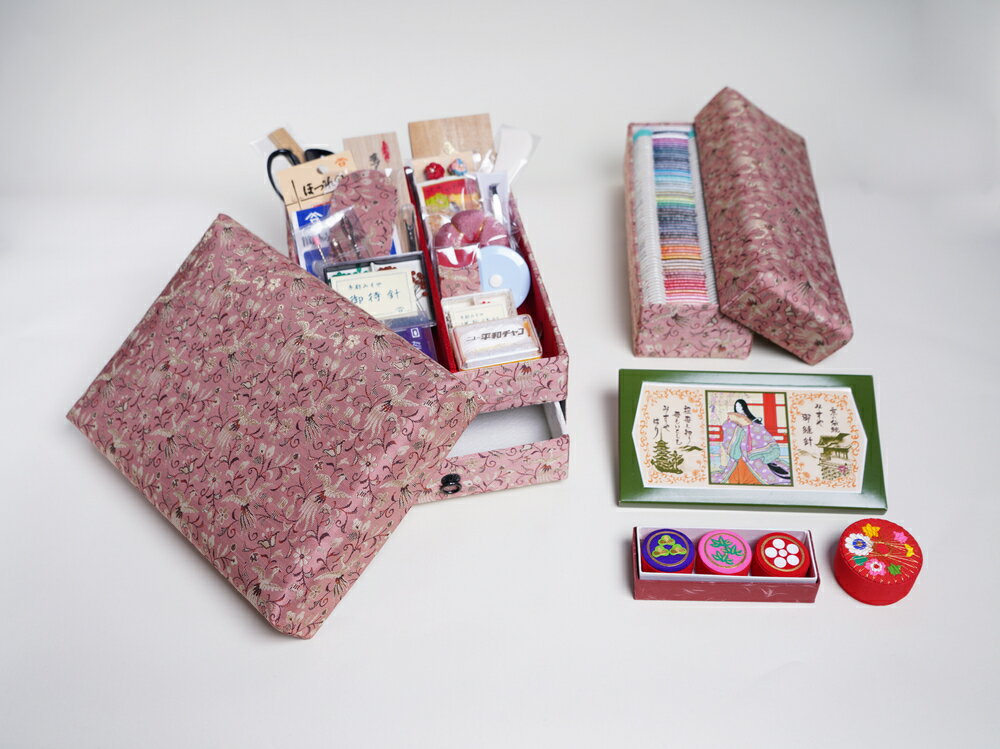 【ふるさと納税】【みすや忠兵衛】　引出し付京錦（楽天ふるさと納税限定セット） | 裁縫 裁縫セット西陣織 逸品 限定 ギフト お祝い 京都府 京都市