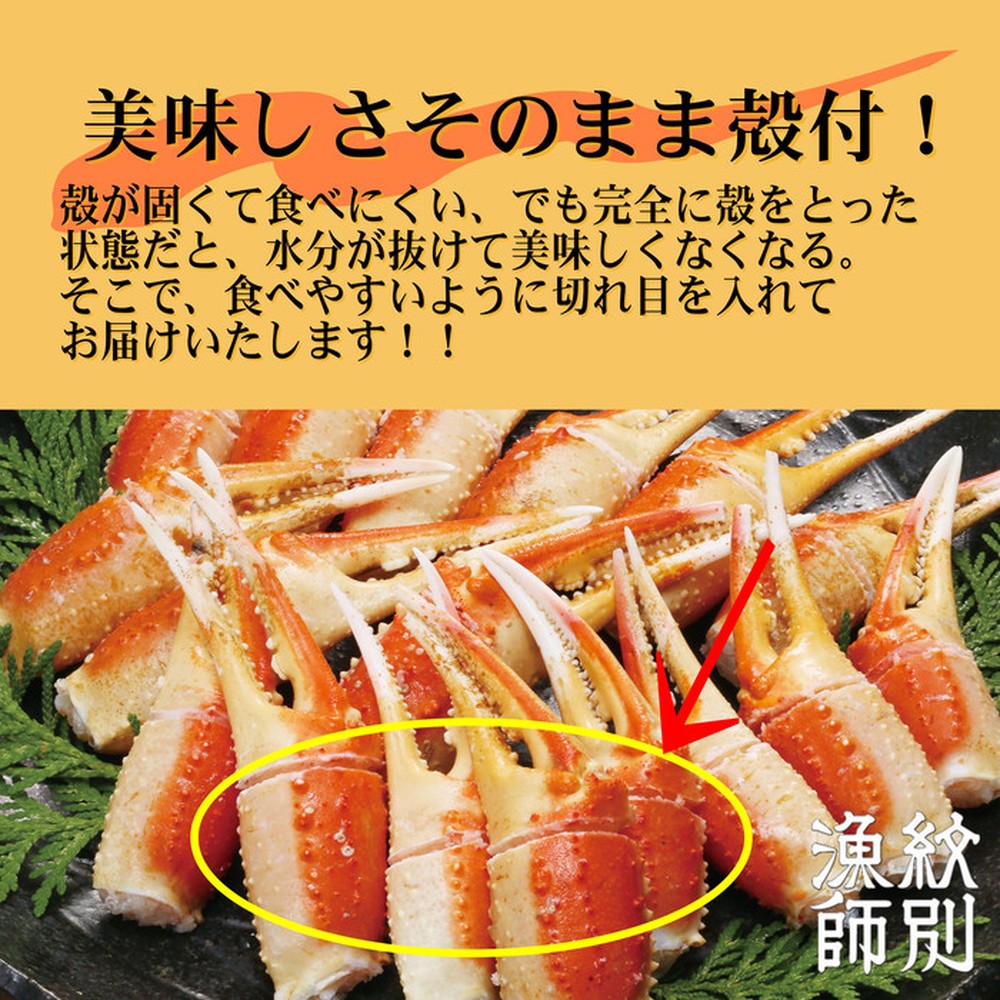 64-4 【お中元】ずわいがに爪 400g ×4セット ｜無添加 かに ずわいがに 高品質