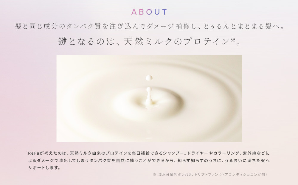 リファミルクプロテインアウトバストリートメント