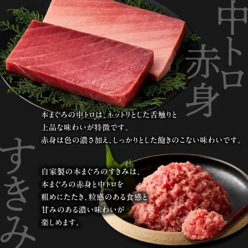 【 高島屋 バイヤー セレクション 】 天然 本まぐろ 詰合せ ＜ 梅 ＞ M038-004 冷凍 マグロ