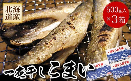 
            A-56028 一夜干こまい500g×3P
          