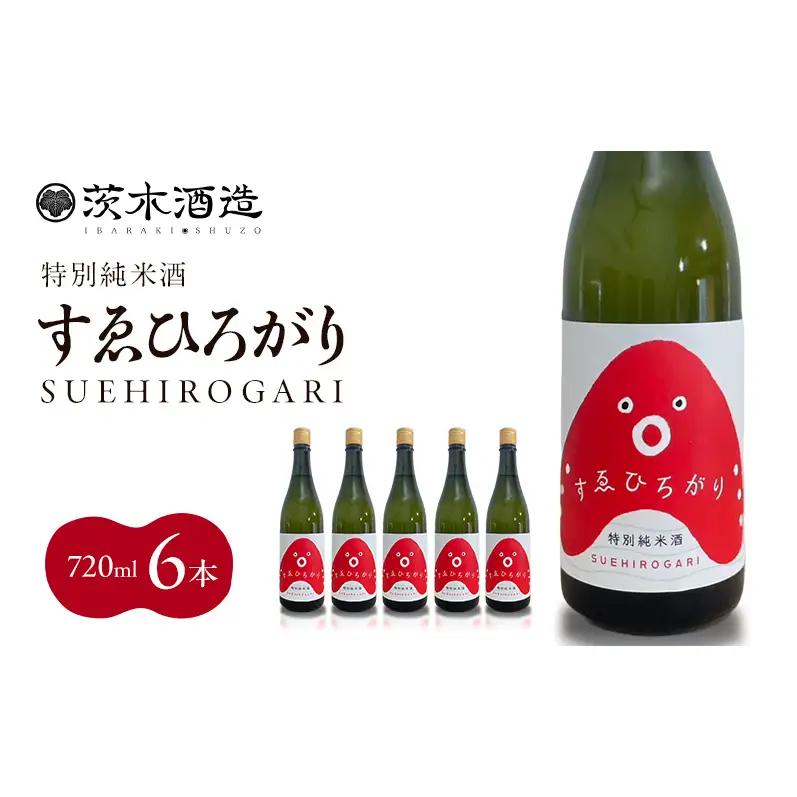 日本酒 茨木酒造 すゑひろがり 特別純米酒 日本酒【720ml×6本】