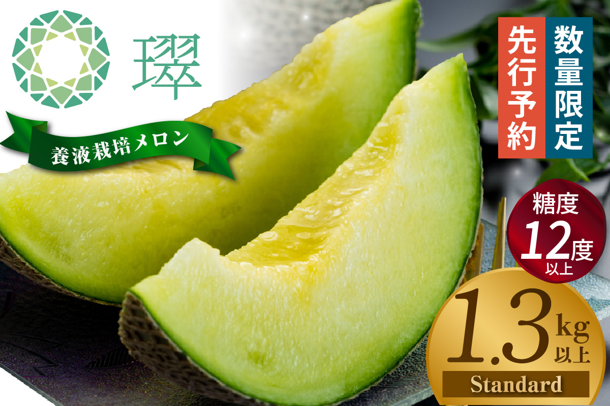 【先行予約】養液栽培メロン「?」1玉【Standard】（糖度12度以上、重さ1.3㎏以上）│メロン めろん 果物 フルーツ 高級 旬 お取り寄せ 青肉 ご褒美 グルメ ? 甘い 愛知県 常滑市