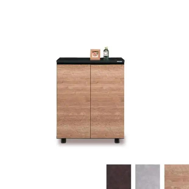 大川家具 シューズボックス スイートピー800L 幅80cm  靴箱 収納【3色】