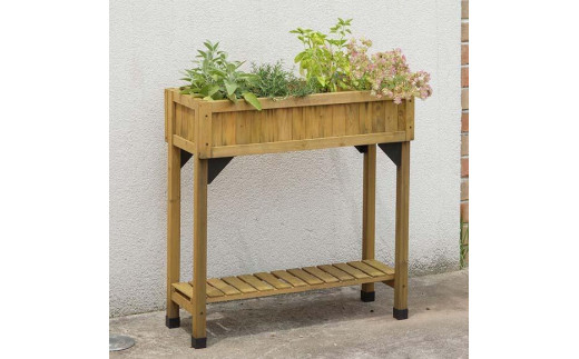 57939600 レイズドベッド ハーブプランター スリム ナチュラル