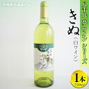 【ふるさと納税】八千代夢ワインシリーズ　きぬ（白ワイン）1本【茨城県共通返礼品・八千代町】※沖縄県への配送不可｜お酒 洋酒 瓶 750ml ワイン 白ワイン ギフト 贈答 贈り物 プレゼント ご褒美 記念日 記念品 おしゃれ 取り寄せ 酒_CY03