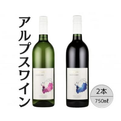 ふるさと納税 笛吹市 アルプスワイン　甲州ドライ・ベーリーAドライ 計2本セット 167-104
