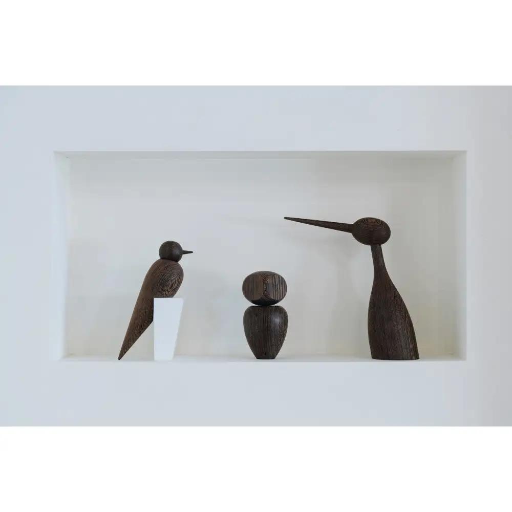 【Tagayasan（タガヤサン）：こげ茶】【銘木再生】幸運を運ぶ木製オブジェliving_bird 燕