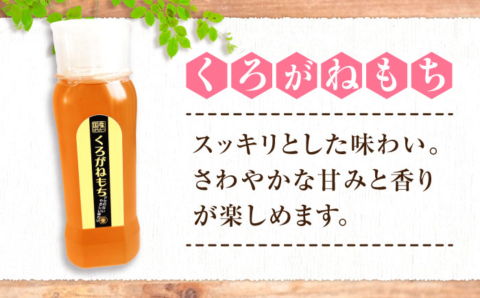 手軽に簡単チューブはちみつ（みかん・くろがねもち）各500g 計2本セット 蜂蜜 ハチミツ お取り寄せ グルメ 三次市/重森養蜂場 [APBO007]