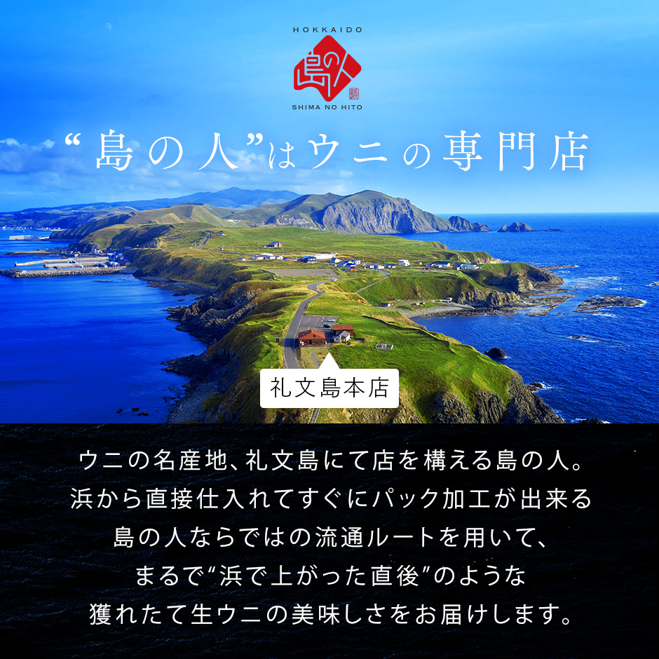 北海道 礼文島産 塩水 キタムラサキウニ 90g 雲丹