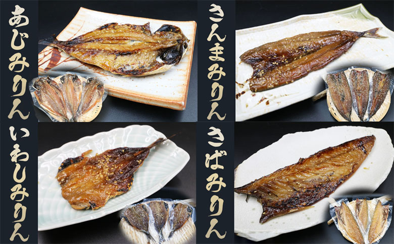 【極味の定期便】特製！みりん干し詰合せ ４種12枚 × 選べる３回発送　[0044-0003] 隔月３回