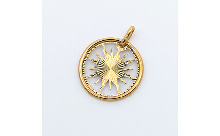 【18金イエローゴールドネックレス ルーチェペンダントトップ グリームカット長小豆0.25 45cm】富山県 富山市 贈り物 おすすめ ギフト 記念