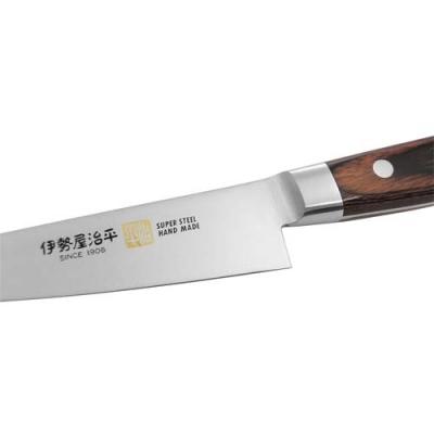 ふるさと納税 関市 ペティ120mm 伊勢屋治平 モリブデン鋼 口金付 マホガニーパッカー柄 (B-1) |  | 01