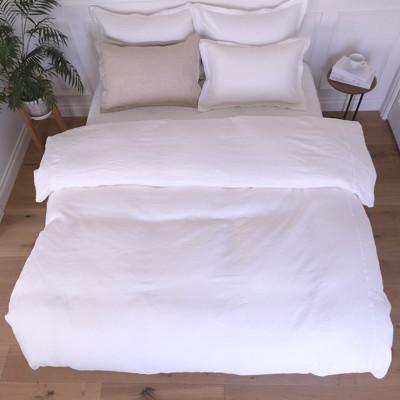 ふるさと納税 桜井市 【リネン】ボックスシーツ　セミダブルサイズ/ナチュラル |  | 03