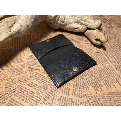 ふるさと納税 栗東市 蹄鉄付きカード・名刺入れ(マチなし)ブラック |  | 02