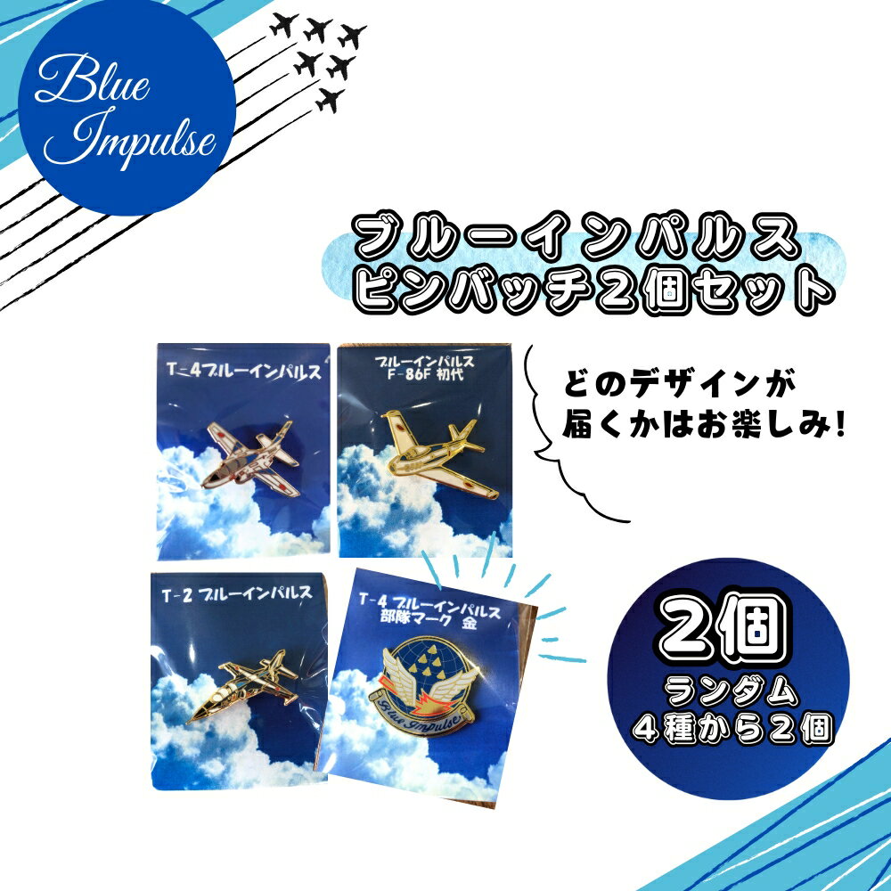 【ふるさと納税】自衛隊 ピンバッチ 航空自衛隊 ブルーインパルス ピンバッチセット（2個）バッチ 宮城県 東松島市