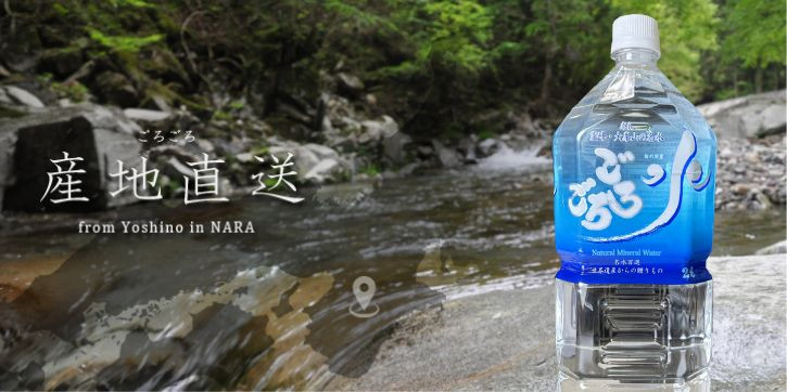 
大峰山の超名水　ごろごろ水
