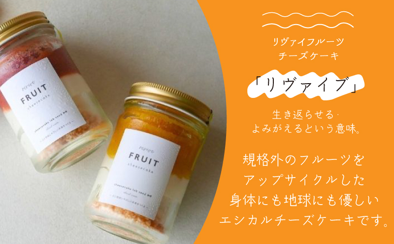 リヴァイブフルーツチーズケーキ 6個セット（苺／オレンジ） 099H3919