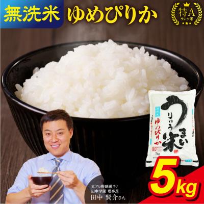 ふるさと納税 雨竜町 【8月発送】 うりゅう米 ゆめぴりか 無洗米 5kg(5kg×1袋)令和7年産