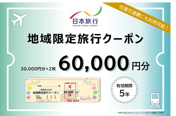 
日本旅行 地域限定旅行クーポン 60,000円 奈良市で使える クーポン 奈良市 関西 関西で使える C-38
