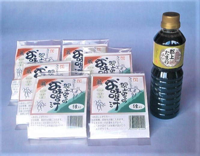 
【A-109】郡上みそのお味噌汁と郡上たまりの詰合せB
