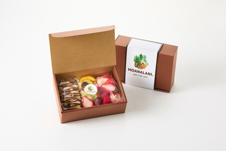 【フルーツサンド】旬のフルーツたっぷり フローズン オープンフルーツサンド 3個＜ケーキみたいなオープンフルーツサンド＞