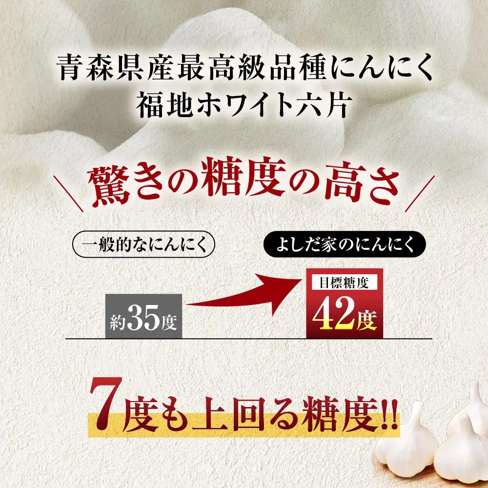 青森県産にんにく 中サイズ 800g 福地ホワイト にんにく