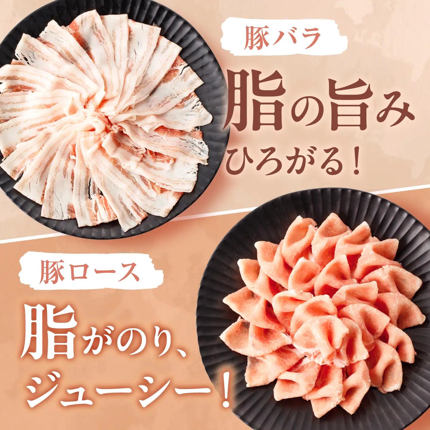 【6回定期便】 西海市産 「炭美豚」 豚肉詰め合わせ バラエティセット 計3kg (5種)＜宮本畜産＞ 豚肉 セット 豚 便利 しゃぶしゃぶ 切り落とし バラ ロース 冷凍 国産 料理 使いやすい 甘