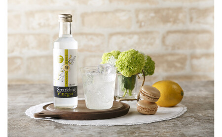 【母の日ギフト】のむ酢・酢パークリング詰め合わせ【化粧箱入】8本 ＜のむ檸檬酢（3倍濃縮タイプ200ml×4本・のむ檸檬酢パークリング200ml×2本・のむブルーベリー酢パークリング200ml××2本